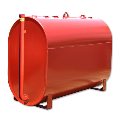 JME Tanks AUDW-275-12P 262 Gallon 12 Gauge Double Wall Obround Utility Tank