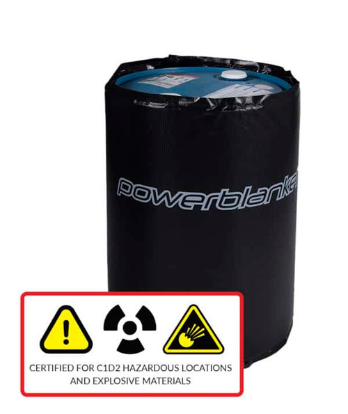 Powerblanket 55 Gallon Explosion Proof Drum Heating Blanket w/Fixed