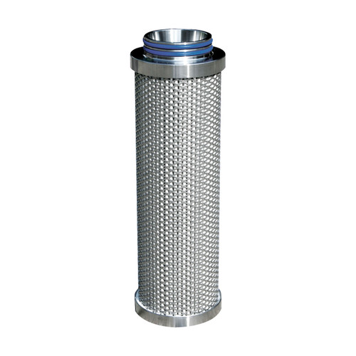 Donaldson P-SRF V Series 304 Stainless Steel Sterile Air Pleated Depth Filter Element, 03/10, UF Connection, 0.2 Micron, Silicone, Welded End Cap