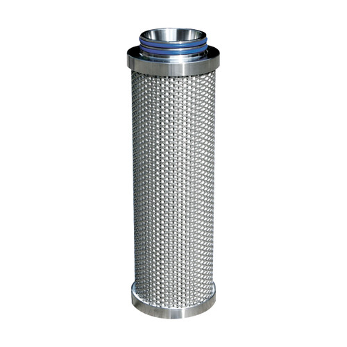 Donaldson P-SRF V Series 304 Stainless Steel Sterile Air Pleated Depth Filter Element, 05/20, UF Connection, 0.2 Micron, Silicone, Welded End Cap