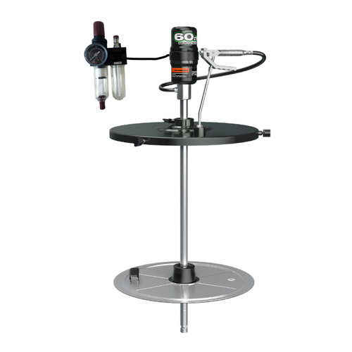 PIUSI P60:1 Keg Grease Kit, 120 lb. Drum, Air Operated, 3.3 lbs./min