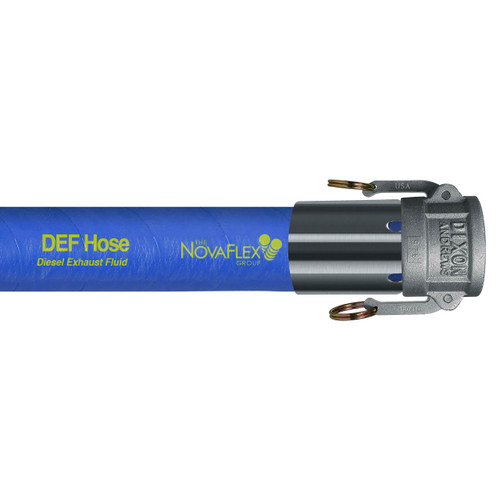 Novaflex 4203 2 in. Blue DEF Transfer Hose Assembly w/ Stainless Steel Female Coupler Ends