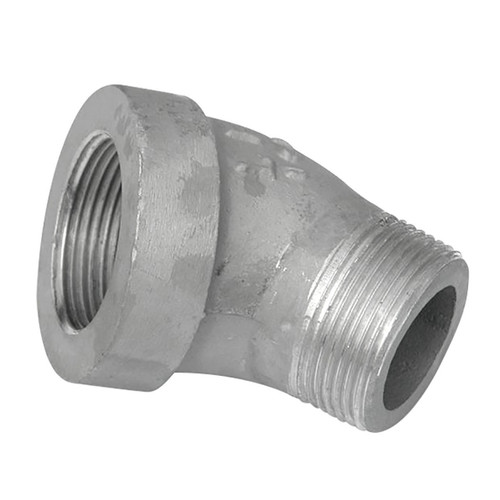 Latrobe Foundry Aluminum 45° Street Elbow Couplings- Threaded