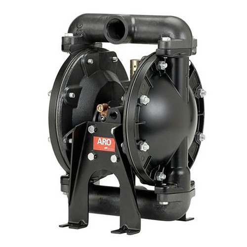 ARO PRO Metallic Series 1 in. NPTF Aluminum Air Diaphragm Pump w/ Hytrel Diaphragms & Balls, Aluminum Seats