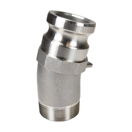 Dixon Part F 2 in. 316 Stainless Steel Adapter x MNPT 15° Elbow