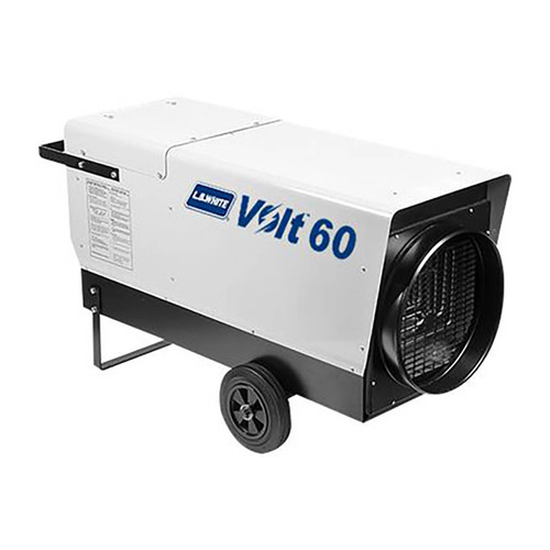 L.B. White Volt™ 60 Forced Air 82,000 to 205,000 BTU 24 to 60 kW Electric Heater w/ Wheels & Thermostat