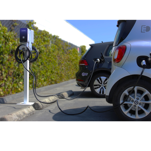 JuiceBox® Pro 40 EV 9.6 kW Charging Station, Dual Port Pedestal Mount