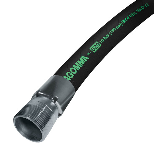 Apache 98108493 Biofuel Transfer Hose - 1" X 15' Farm Fuel Transfer Hose Assembly