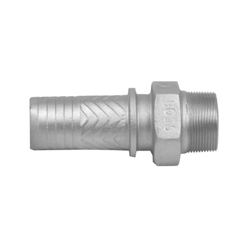 Dixon Boss® Male Stem, 1 in. Hose Shank x 1 in. MNPT, 316 SS