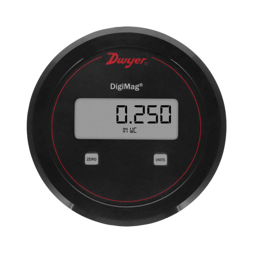 Dwyer DM Series Digimag® Differential Pressure Transmitters w/ LCD Display