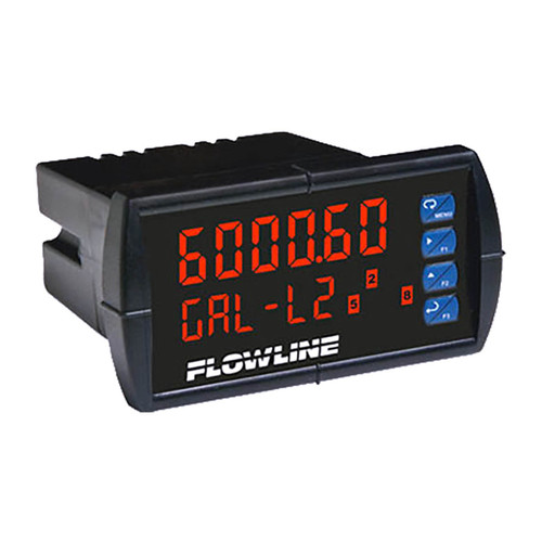 Flowline DataView® LI55 Level Sensor Controller & Display w/4 Relays, 4-20 mA Repeater