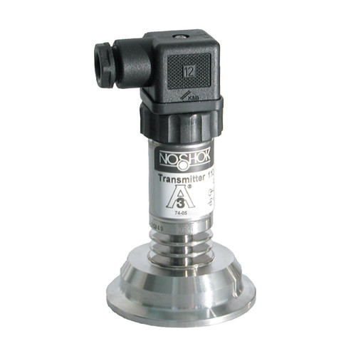 NOSHOK 11 Series 2 in. Sanitary Clamp Pressure Transmitters, Integral 36 in. Cable Connection, 0 to 200 PSI