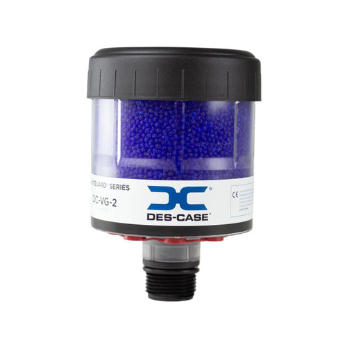 Des-Case DC-VG-2 1 in. Multi-Fit (NPT, BSPT, NPSM) VentGuard Desiccant Series Breather - 0.8 lbs. Silica Gel