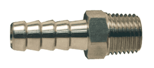 Dixon Stainless Steel Male NPT x Hose Barb Fittings