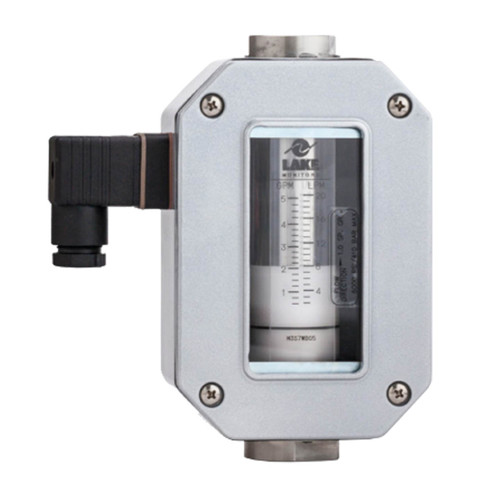 AW-Lake R3S7HB05 1/4 in. - 1/2 in. Port 1/2 in. NPTF Flow Rate Transmitter - Stainless Steel, 0.5 to 5 GPM