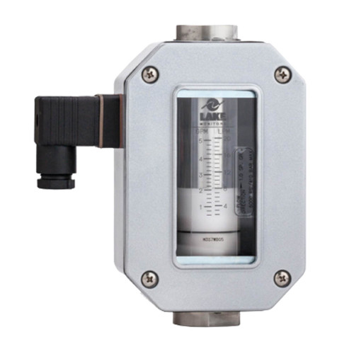 AW-Lake R3S7HB10 1/4 in. - 1/2 in. Port 1/2 in. NPTF Flow Rate Transmitter - Stainless Steel, 1 to 10 GPM