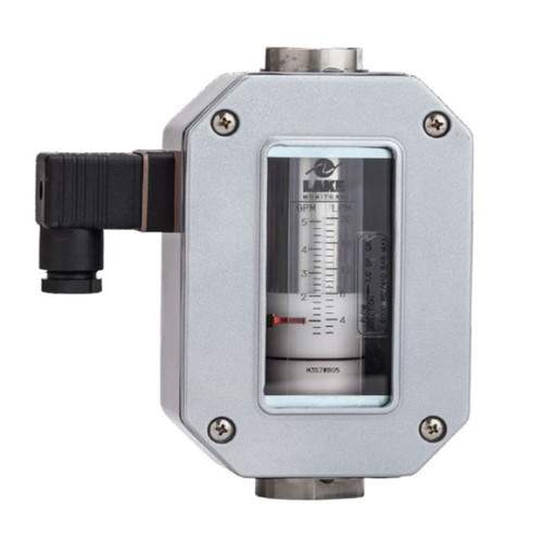 AW-Lake M5A6HY50 1 1/4 in. - 2 in. Port 1 1/2 in. BSPP Flow Rate Alarm - Aluminum, 5 to 50 GPM