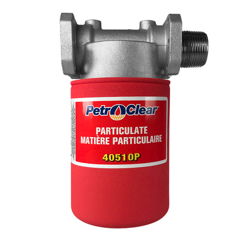 Petroclear 1 in. Gasoline Fuel Filter w/ Adapter Kit - 10 Micron - 25 GPM