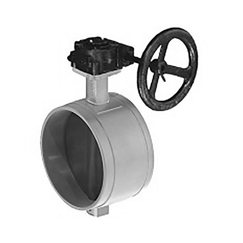 Shurjoint SJ-400 Series Grooved Butterfly Valve w/Worm Gear, EPDM O-Ring, 316 SS