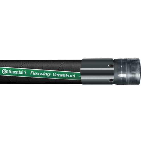 Continental ContiTech Flexwing Versafuel 1 1/2 in. 150 PSI Biodiesel Transfer Hose w/ MNPT Ends