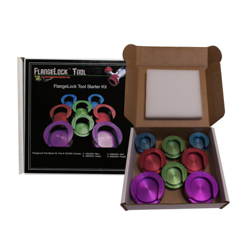 FlangeLock™ 12/24SK Starter Kit w/ Slugs and O-rings, 3/4 in. - 1 1/2 in.