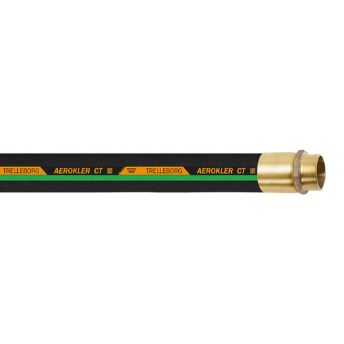 Trelleborg Aerokler CT 1 1/4 in. Low Temp. Aviation Fueling Hose Assembly w/ Brass Male NPT Ends