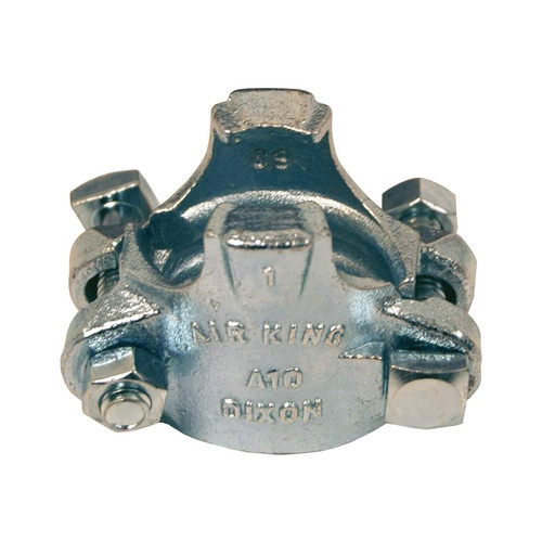 Dixon Air King A10 1 in. Plated Iron Clamp, 1-20/64 in. - 1-32/64 in. Hose OD