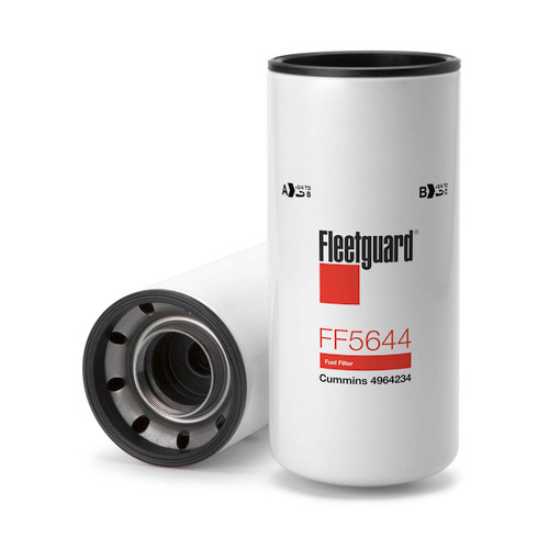 Fleetguard FF5644 Spin-On Fuel Filter, Pack of 6