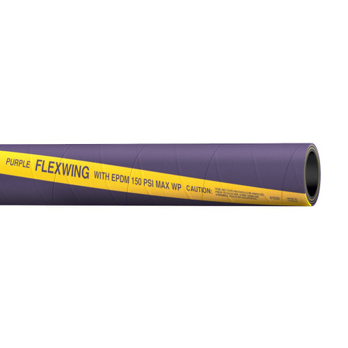 Continental ContiTech Purple Flexwing 2 in. 150 PSI Chemical Suction & Discharge Hose - Hose Only