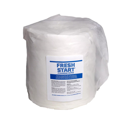 7 in. x 7 in. Fresh Start Cleansing Wipes, Dispenser Roll, Case of 2