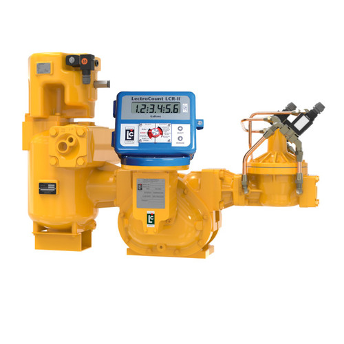Liquid Controls M15K1 3 in. Flanged 200 GPM Meter and Electronic Register w/ Preset Valve, Strainer & Air Eliminator