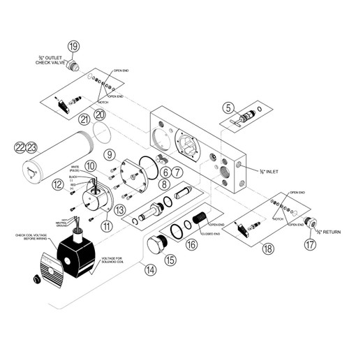 Titan Industries SafTPac® Replacement Parts, Needle Valve