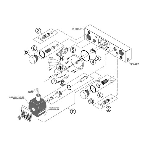 Titan Industries MonoBlock Replacement Parts, Strainer Kit