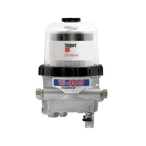 DAVCO Fuel Pro 483 Fuel Filter/Water Separator/Fuel Heater, 1/2 in. NPTF, 180 GPH, 120V AC Overnight Heater