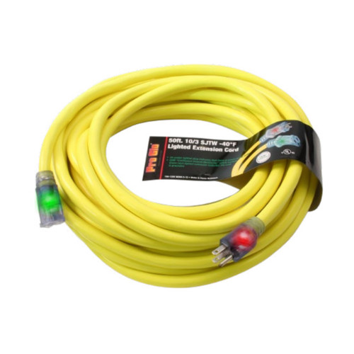 Century Wire and Cable 50 ft. 10/3 SJTW Pro Glo Extension Cord w/ CGM