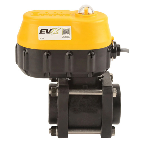 Banjo EVX Series 1 1/4 in. Standard Port 12 Volt Electric Ball Valve, Bolted