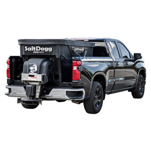 Buyers Products Saltdogg® Pro PRO1500 1.5 Cubic Yard Electric Poly Hopper Spreader w/ Auger