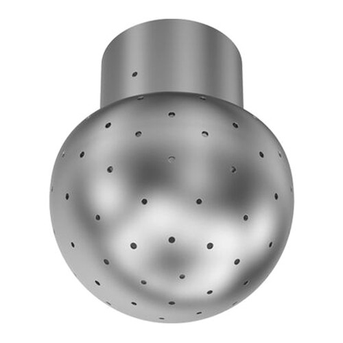 Lechler 5B3 Series 316 SS 360° Slip-On Stationary Spray Ball, 1 7/64 in. Dia., 69.85 GPM