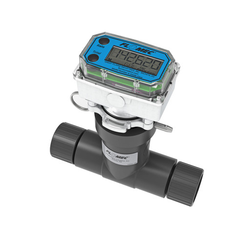 Flomec Aquasonic Series 1 in. NPT PVC Tee Ultrasonic Flow Meter