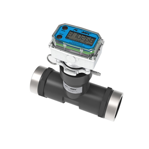 Flomec Aquasonic Series 1 1/2 in. NPT PVC Tee Ultrasonic Flow Meter