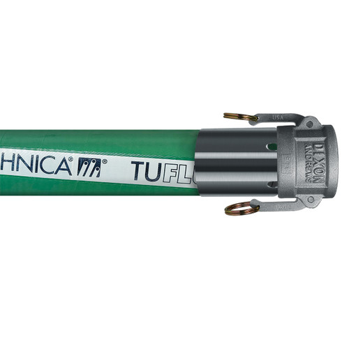Tudertechnica Tufluor® Evolution 1/2 in. 150 PSI PTFE Chemical Suction & Delivery Hose Assemblies w/ Stainless Steel Female Coupler Ends