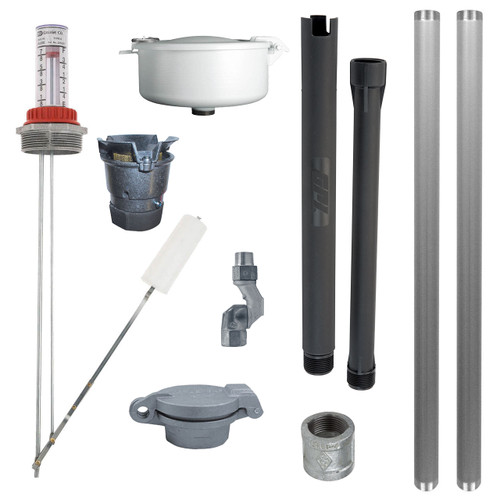 Farm Tank Gasoline Vent Kit W/ 1 in. Swivel for 300 Gal x 38 in. Tank