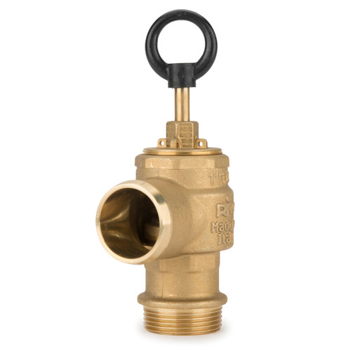 RIV Opale 1 1/4 in. Brass Pressure Relief Valve 21 PSI