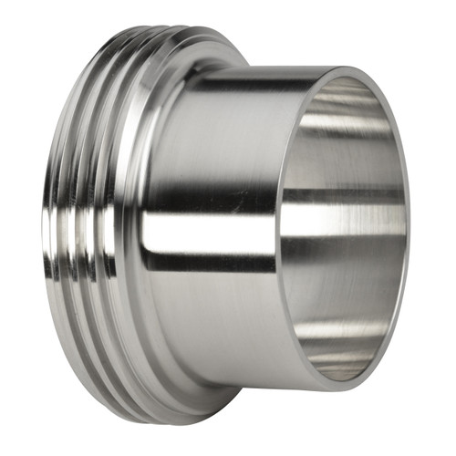 Wayland Ind. W615A Long Threaded Bevel Seat Ferrule 316L Stainless Steel