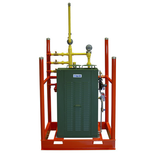 JME VAPSKID120 4 in. Channel Base 2 in. Pipe Uprights 1 1/4 in. Horizontal Braces Portable Vaporizer Unit - 120 GPH