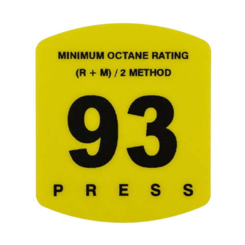 RDM ES500S-93 93 Octane Press to Start Overlay - Gilbarco Encore S