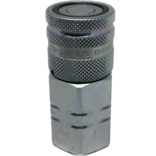 Stucchi A-HD 1/2 in. Carbon Steel Flat Face Coupler 1/2 in. SAE, 23.85 GPM