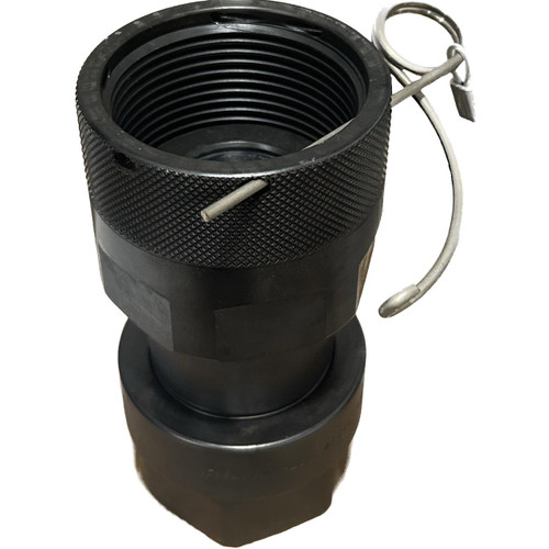 Stucchi VEPHDL 1 1/4 in. Carbon Steel Locking Flat Face Coupler Heavy Duty 1 1/4 in. BSP, 100.17 GPM