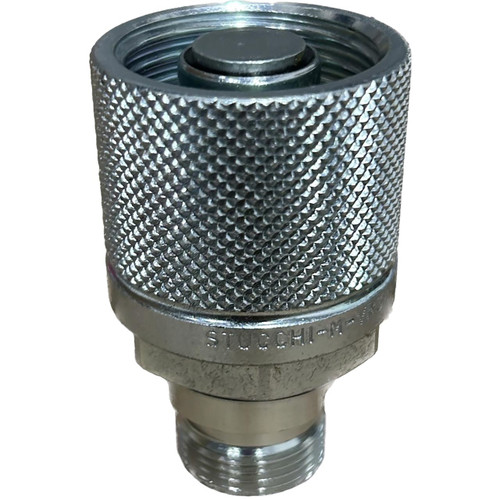 Stucchi VR 1 in. Carbon Steel German Screw Nipple M 30X2 S20 DIN, 100.21 GPM