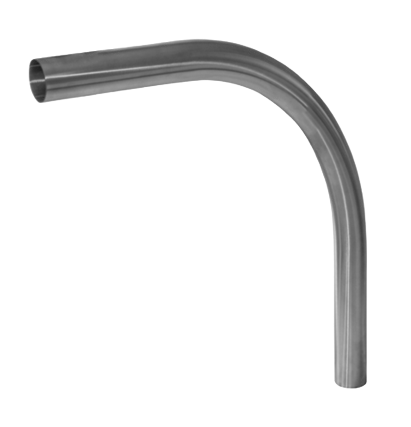 JME SS2SXL7 2 1/2 in. 90° Butt Weld Elbow W/ 8 in. Tangents, 316 Stainless Steel